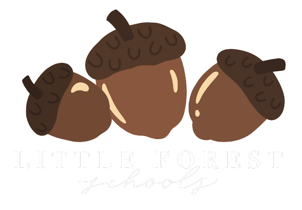 Little Forest Schools Main Logo White